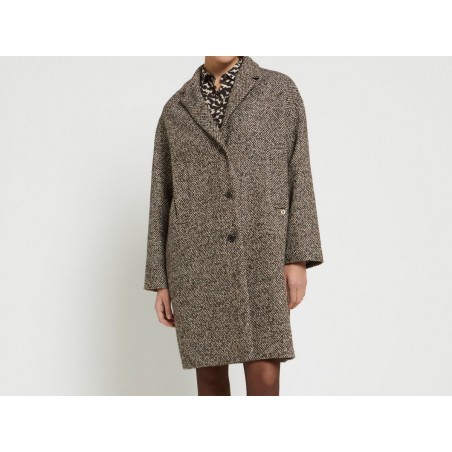 CAPPOTTO MIDI MELANGE OTTOD'AME PCS-DJ0063 UNI
