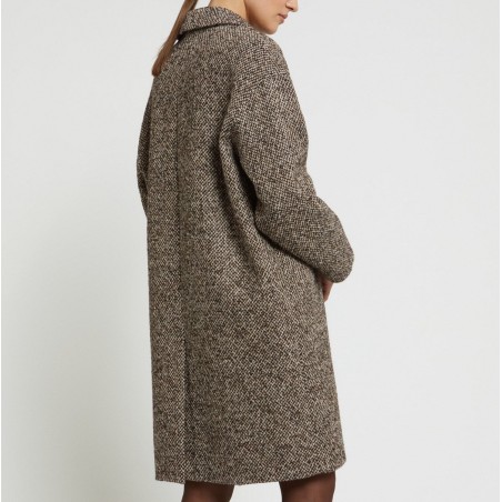 CAPPOTTO MIDI MELANGE OTTOD'AME PCS-DJ0063 UNI