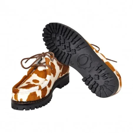 MOCASSINO ALLACCIATO PONY J.O.LUXURY STYLE L710 MUCCA