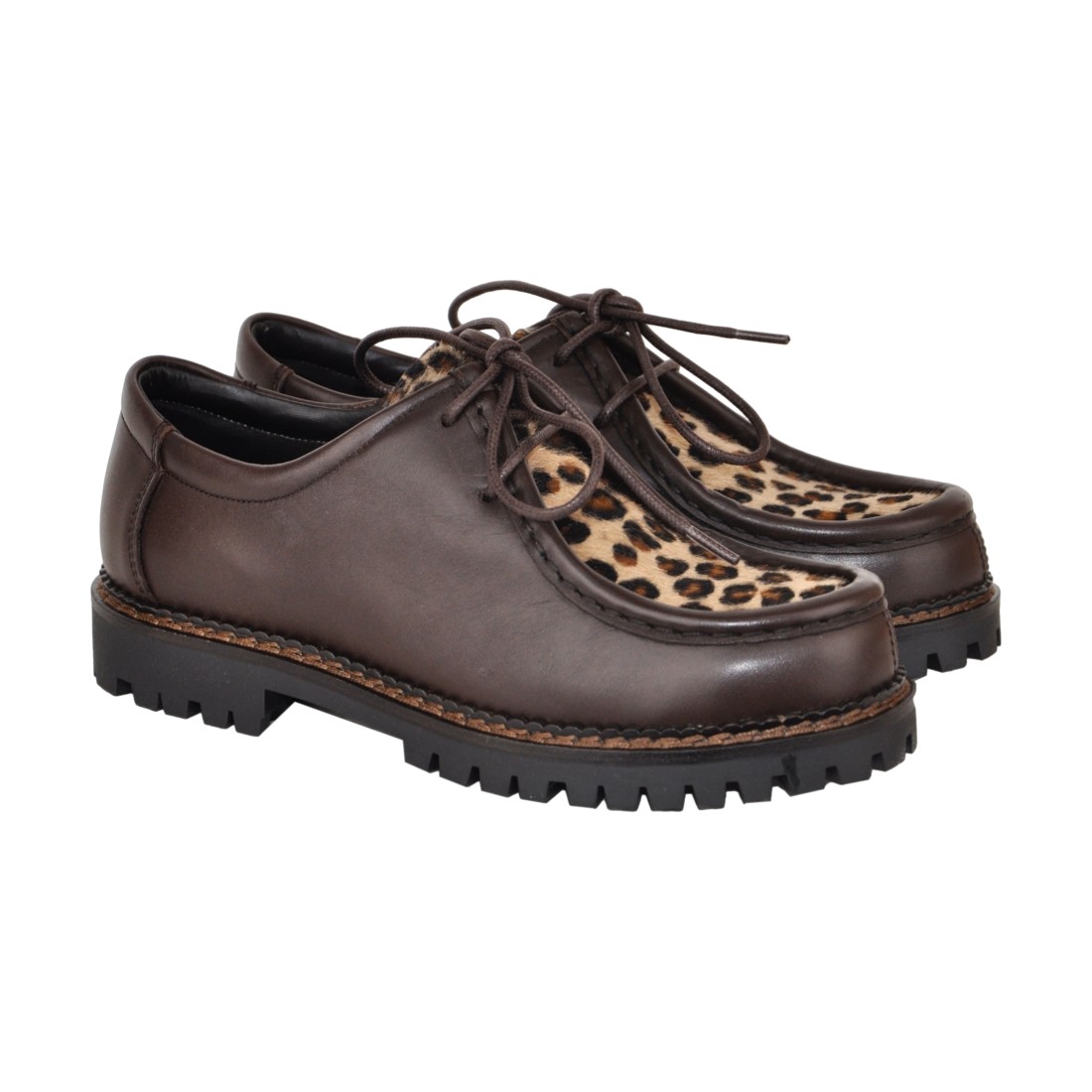 MOCASSINO ALLACCIATO MACULATO J.O.LUXURY STYLE L710 T.MORO