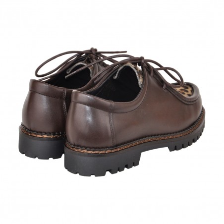 MOCASSINO ALLACCIATO MACULATO J.O.LUXURY STYLE L710 T.MORO