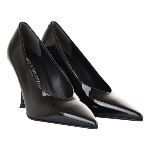 DECOLLETE VERNICE SERGIO LEVANTESI MODERNA56 NERO