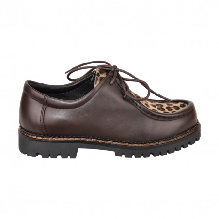 MOCASSINO ALLACCIATO MACULATO J.O.LUXURY STYLE L710 T.MORO