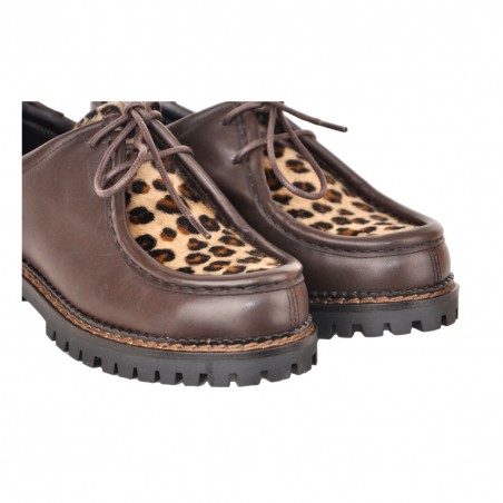 MOCASSINO ALLACCIATO MACULATO J.O.LUXURY STYLE L710 T.MORO