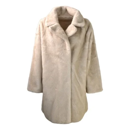 CAPPOTTO ECO MINK ANNA NEVA 25215 BEIGE