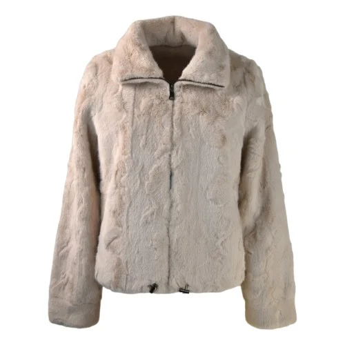 GIACCA ECO MINK ANNA NEVA 25218 BEIGE