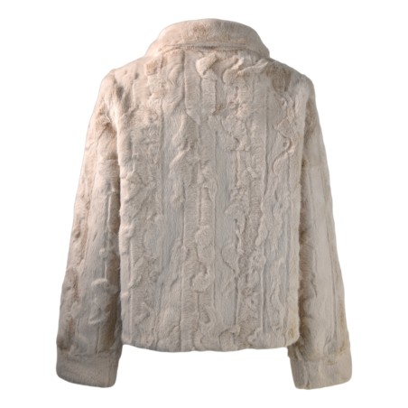 GIACCA ECO MINK ANNA NEVA 25218 BEIGE