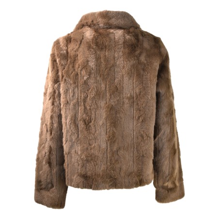 GIACCA ECO MINK ANNA NEVA 25218 BISCUIT
