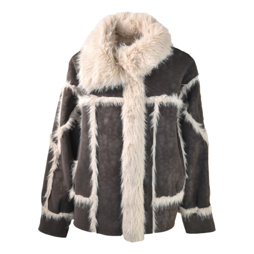 GIACCA REV ANNA NEVA 25230 BISCUIT