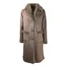 CAPPOTTO REV ECO FOX/SUEDE ANNA NEVA 25240 DKBROWN
