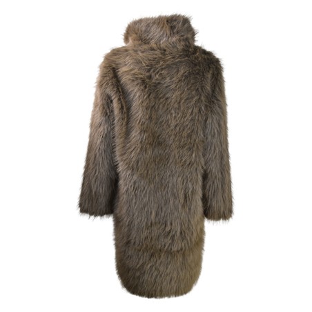 CAPPOTTO REV ECO FOX/SUEDE ANNA NEVA 25240 DKBROWN