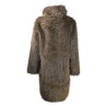 CAPPOTTO REV ECO FOX/SUEDE ANNA NEVA 25240 DKBROWN