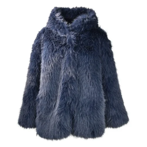CAPPOTTO C/CAPPUCCIO ANNA NEVA 25264 NAVY