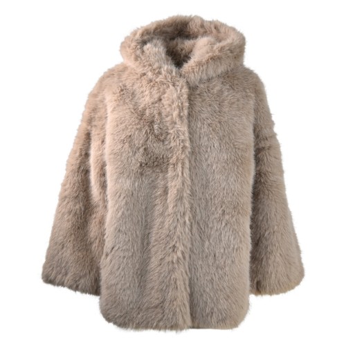 CAPPOTTO C/CAPPUCCIO ANNA NEVA 25264 NUT