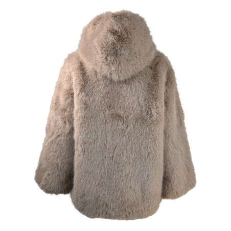 CAPPOTTO C/CAPPUCCIO ANNA NEVA 25264 NUT