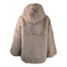 CAPPOTTO C/CAPPUCCIO ANNA NEVA 25264 NUT