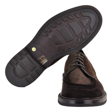 MOCASSINO CAMOSCIO C/ LACCI BARRETT 252U037.3 T.MORO