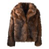 GIACCA ECO FOX ANNA NEVA 25330 DKBROWN