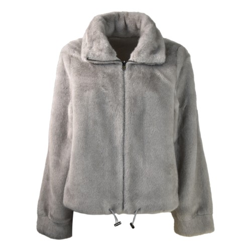 GIACCA ECO MINK ANNA NEVA 35218 GREY