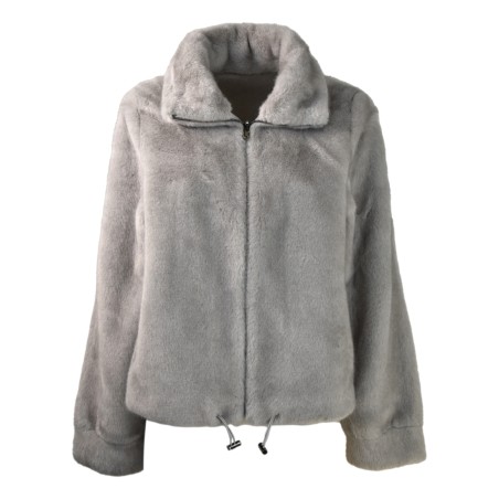GIACCA ECO MINK ANNA NEVA 35218 GREY