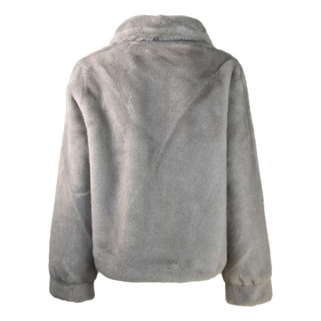 GIACCA ECO MINK ANNA NEVA 35218 GREY