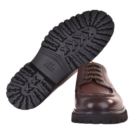 MOCASSINO STRINGATO ROSSI 890 CASTAGNA