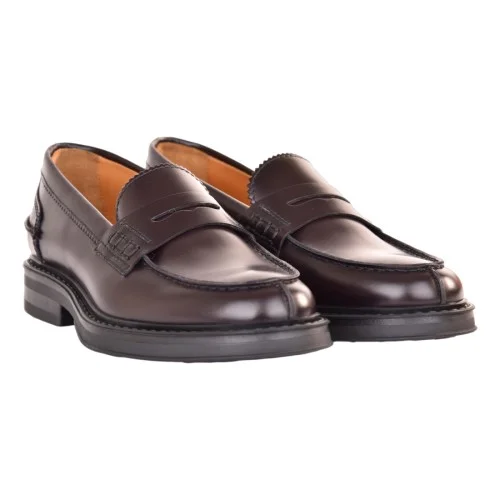 MOCASSINO PELLE ROSSI D201G BORDO