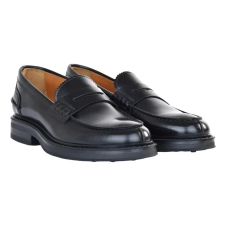 MOCASSINO PELLE ROSSI D201G NERO