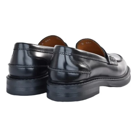 MOCASSINO PELLE ROSSI D201G NERO