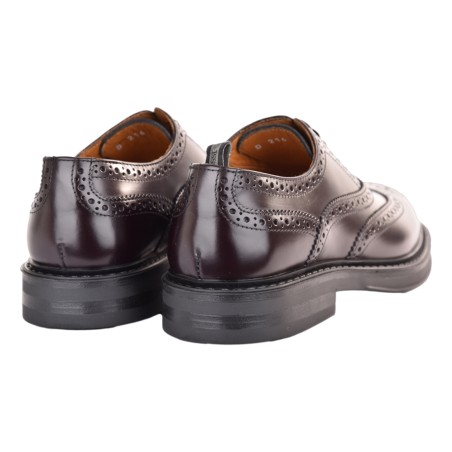 DERBY BROGUE PELLE ROSSI D216G BORDO