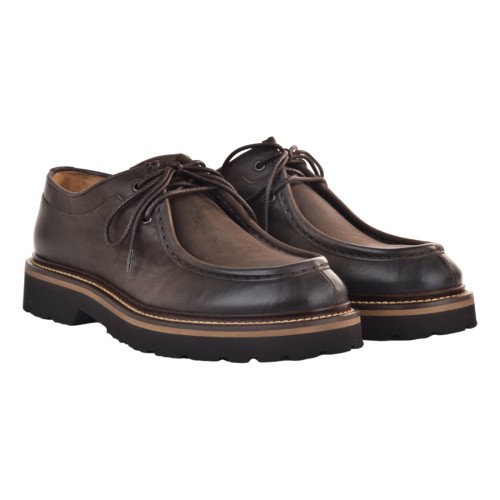 MOCASSINO STRINGATO ROSSI 1252 T.MORO