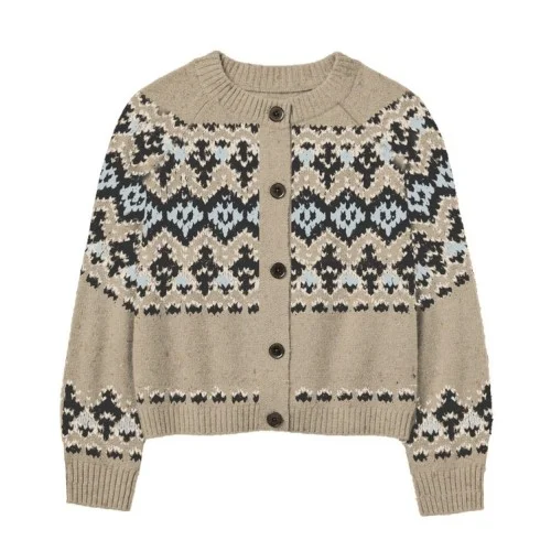 BONNIE DONEGAL CARDIGAN FAIR ISLE 1100 MC2 SAINT BARTH BNE0001 00377I