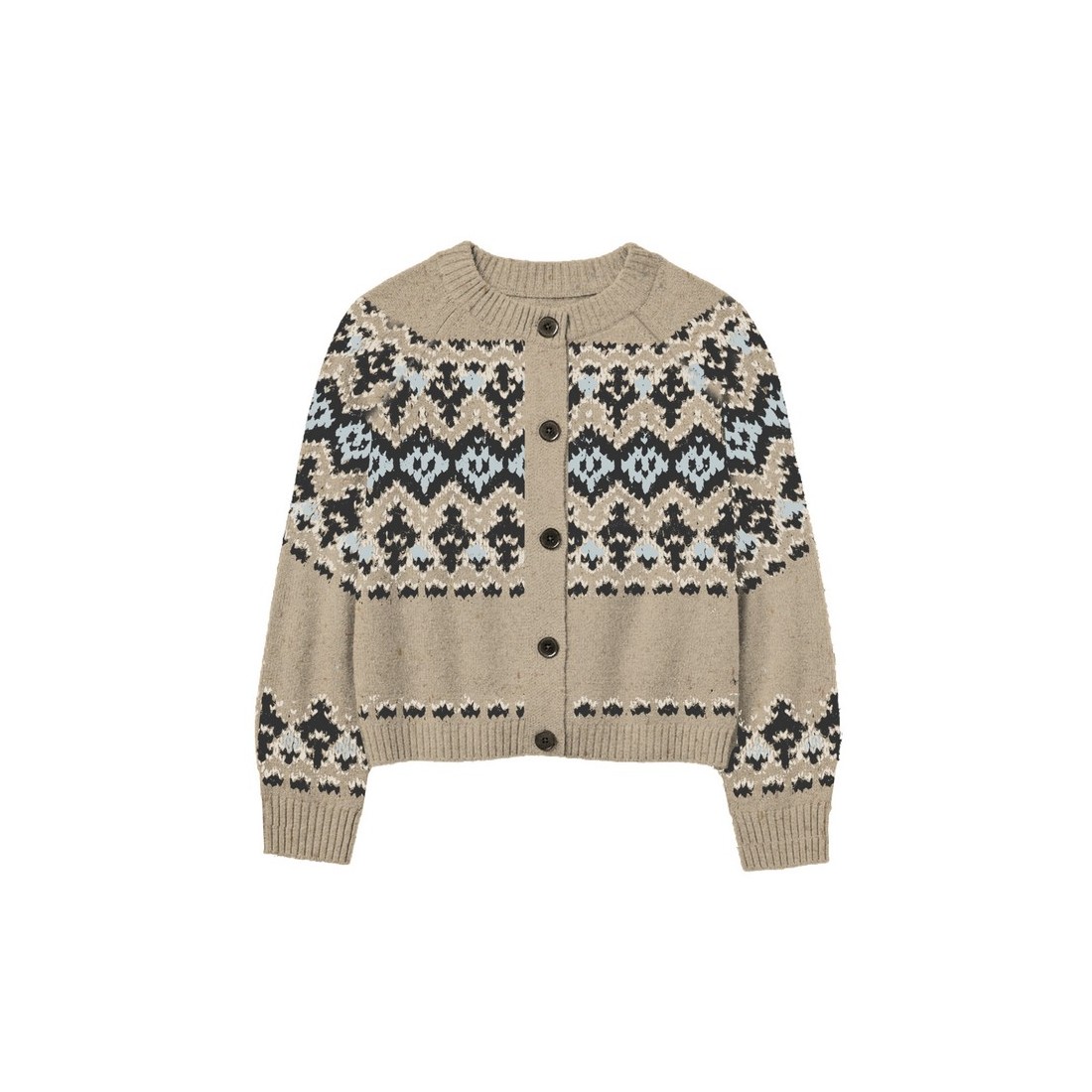 BONNIE DONEGAL CARDIGAN FAIR ISLE 1100 MC2 SAINT BARTH BNE0001 00377I