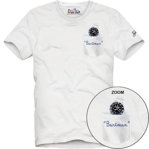 CONNOR T-SHIRT S.BARTH 10 EMB MC2 SAINT BARTH CONR0001 02947I