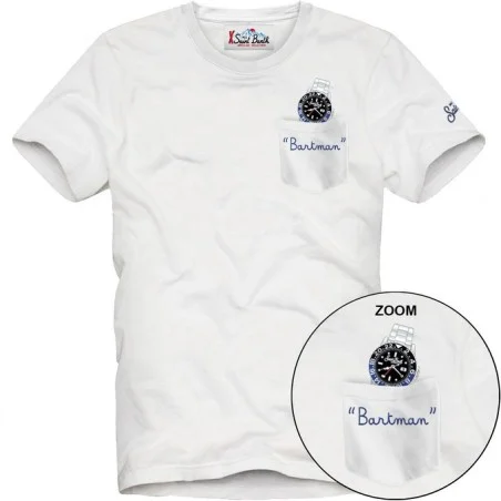 CONNOR T-SHIRT S.BARTH 10 EMB MC2 SAINT BARTH CONR0001 02947I