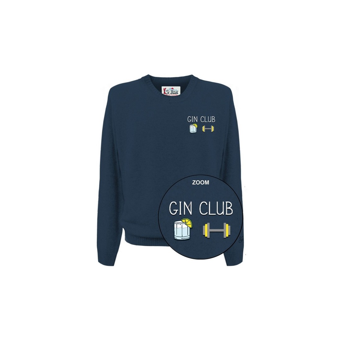 HERON CREWNECK GIN CLUB 61 MC2 SAINT BARTH HER0024 03482I