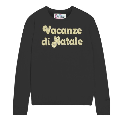 NEW QUEEN CREWNECK VACANZE LOGO MC2 SAINT BARTH QUE0010 00432I
