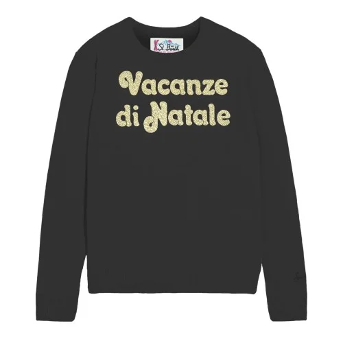 NEW QUEEN CREWNECK VACANZE LOGO MC2 SAINT BARTH QUE0010 00432I