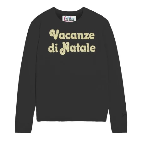 NEW QUEEN CREWNECK VACANZE LOGO MC2 SAINT BARTH QUE0010 00432I