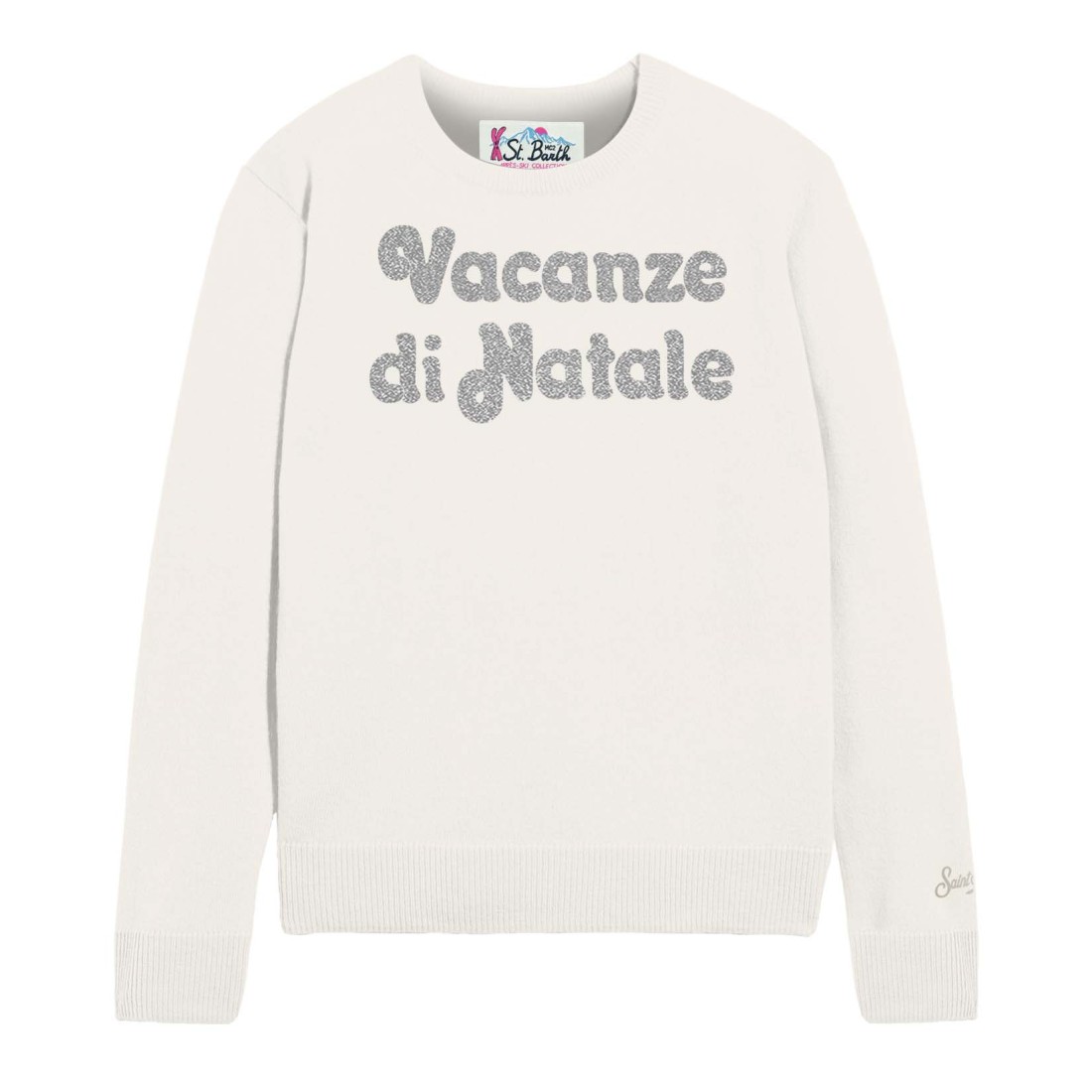 NEW QUEEN CREWNECK VACANZE LOGO MC2 SAINT BARTH QUE0010 00433I