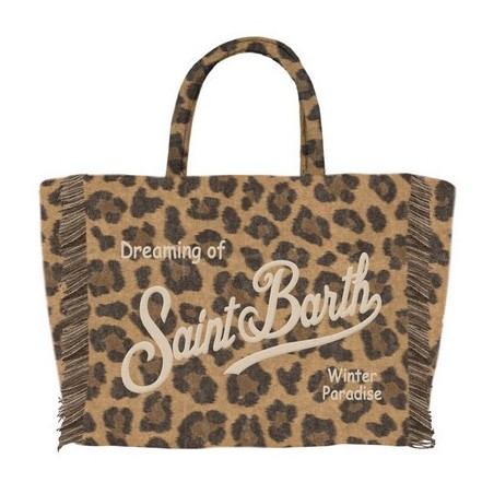VANITY MINI FELT LEOPARD MIDI 18 MC2 SAINT BARTH VAMI024 00223I