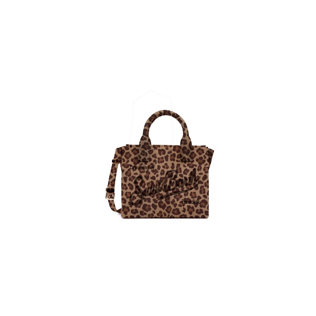 VANITY SHOULDER BAG LEOPARD 12 MC2 SAINT BARTH VANMD001 00761I