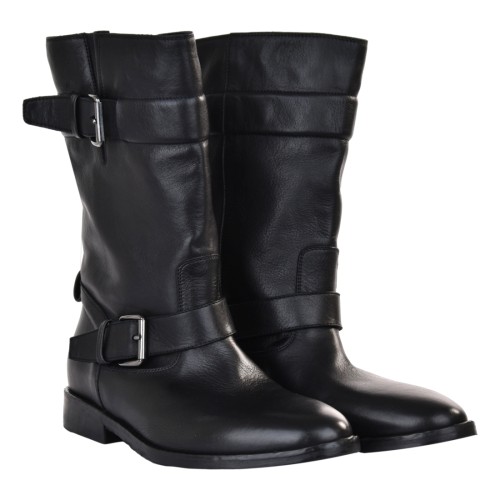 STIVALETTO BIKER STRATEGIA A5898 NERO