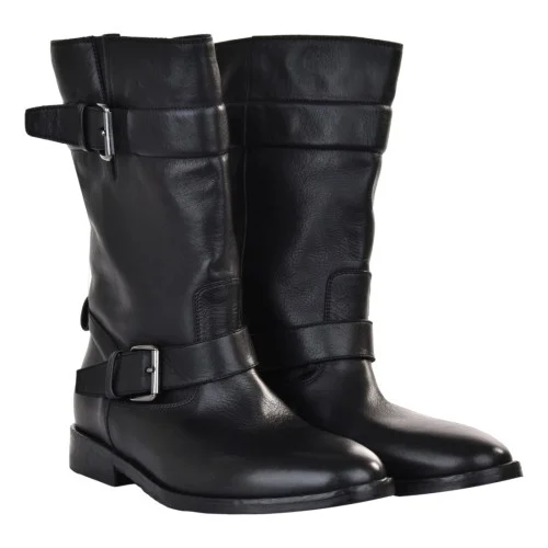 STIVALETTO BIKER STRATEGIA A5898 NERO
