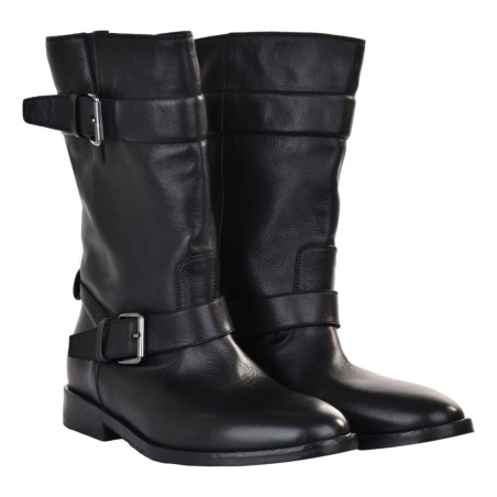 STIVALETTO BIKER STRATEGIA A5898 NERO