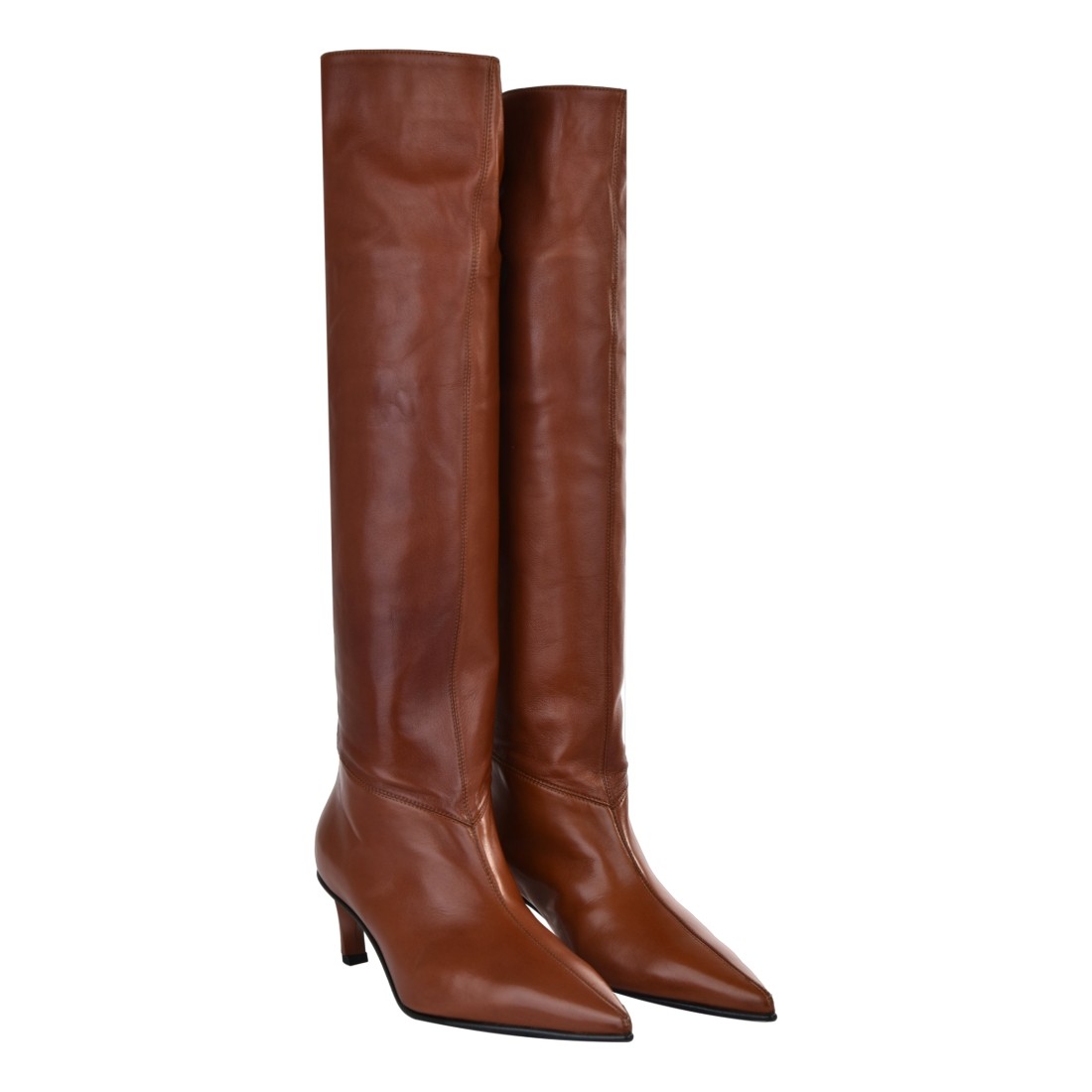 STIVALE IN NAPPA GIAMPAOLO VIOZZI ALI0627 CUOIO