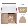 CHRISTMAS BOX TEDDY 11 EMB MC2 SAINT BARTH BOX0024 03771I