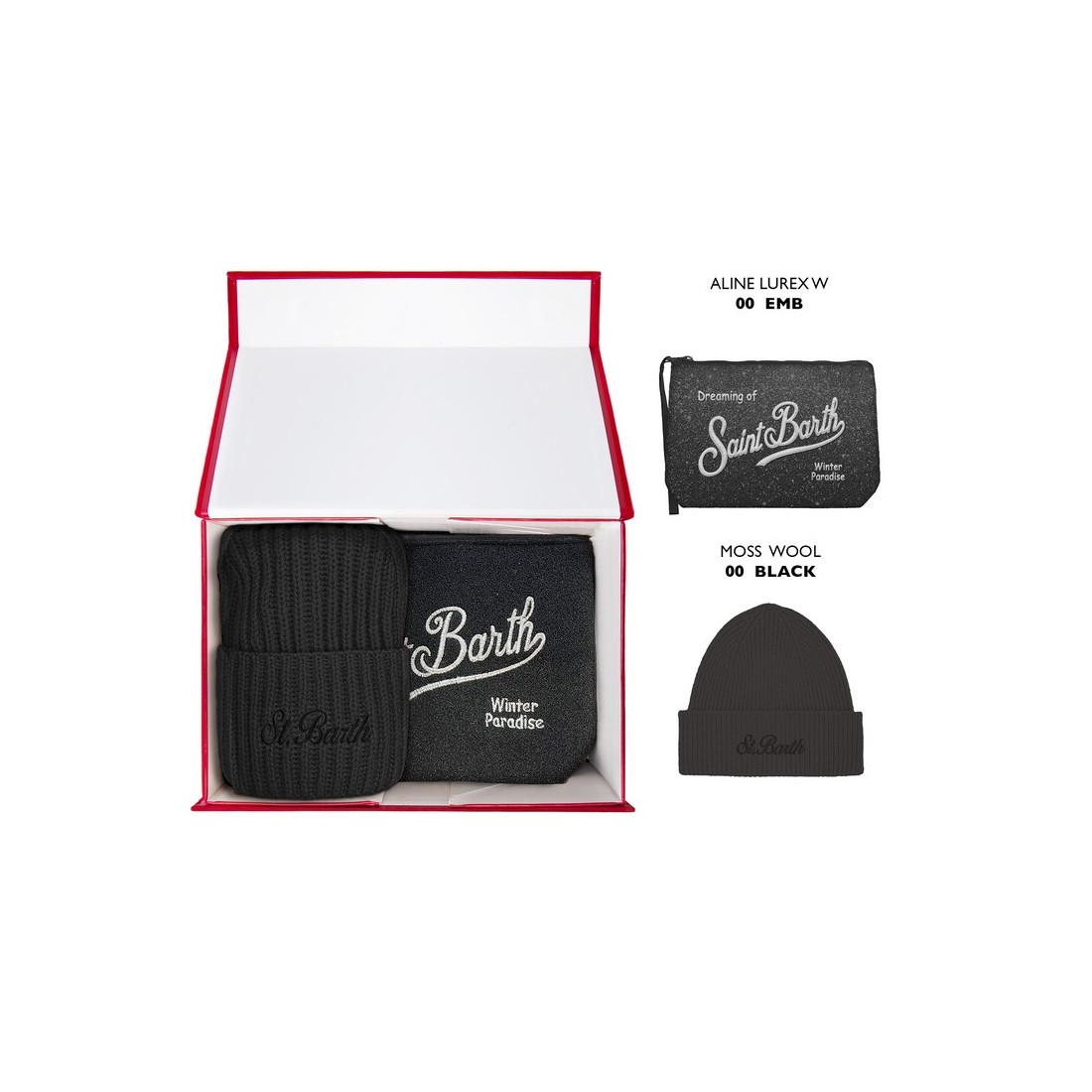 CHRISTMAS BOX LUREX 00 EMB MC2 SAINT BARTH BOX0025 03777I
