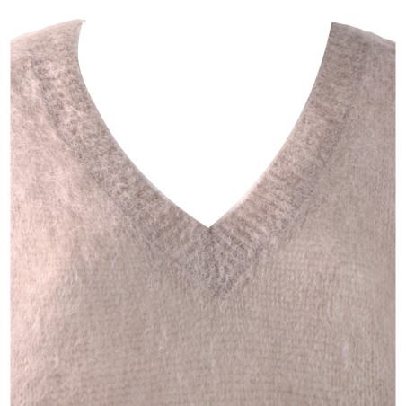 MAGLIA SCOLLO V OTTOD'AME FLE-DK9229 CORDA