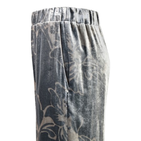 PANTALONE PALAZZO OTTOD'AME FLZ-DP9908 POLVERE